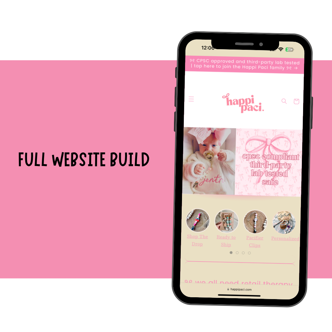 Website Full Build + Freebies